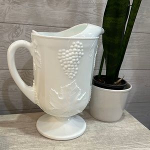 Indiana Colony Harvest Milk Glass Pitcher